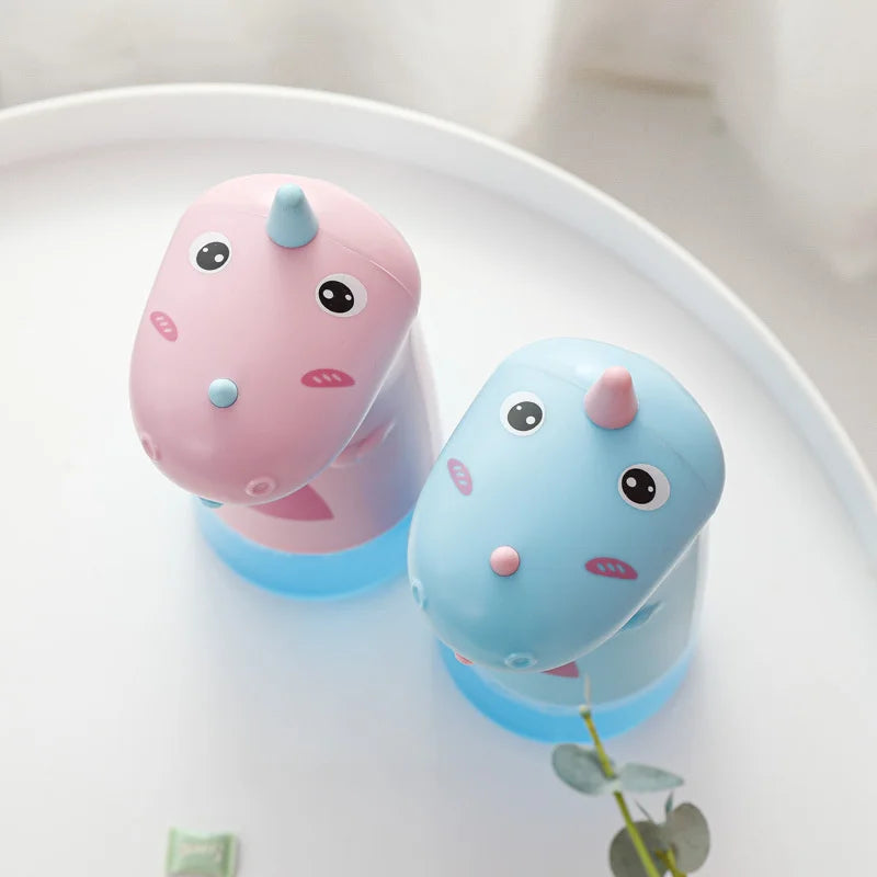 Unicorn Automatic Foaming Soap Dispenser 250ml USB Rechargeable Touchless Hand Soap Dispenser for Bathroom and Kitchen – Pink