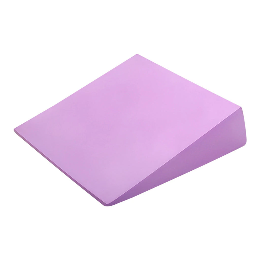 Squat Wedge Block Non Slip EVA Slant Board 32.5x30x9cm Portable Calf Stretch and Balance Trainer - Purple