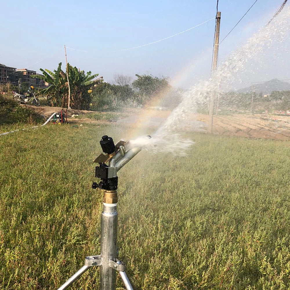 Rocker Impact Sprinkler 1 Inch 16-29m Spray Radius 360° Rotating Agricultural Irrigation