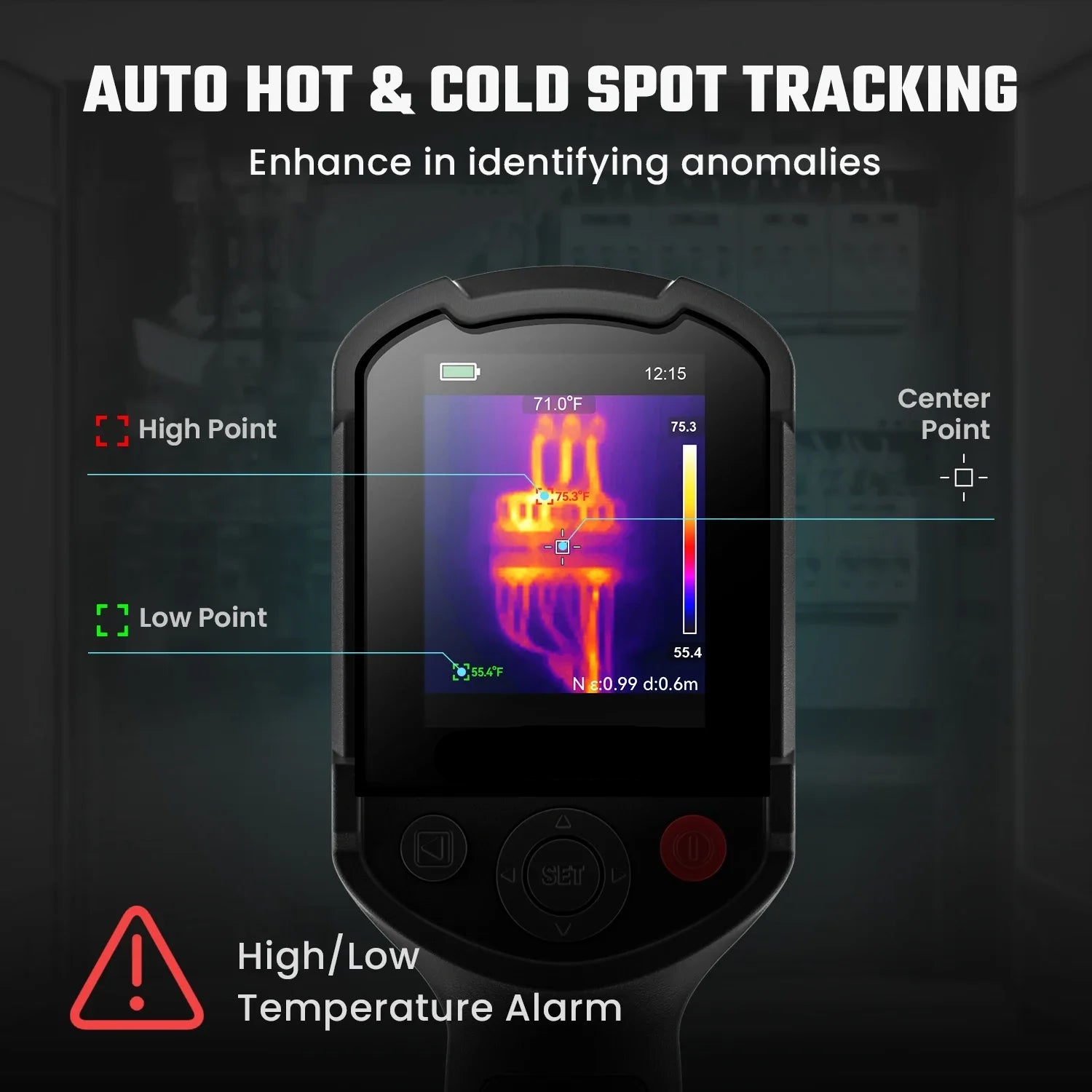 Infrared Thermal Imaging Camera TR10 Portable 192x192 Thermal Camera for Electronics Repair and Leak Detection