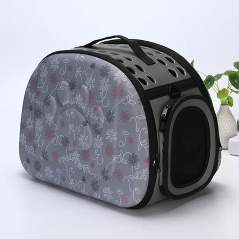 Pet Carrier Bag Foldable Breathable EVA Travel Carrier with Ventilation for Dogs and Cats