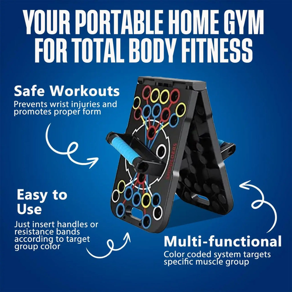 Push Up Support Board Multifunctional Foldable Training Board for Chest and Abdominal Workouts