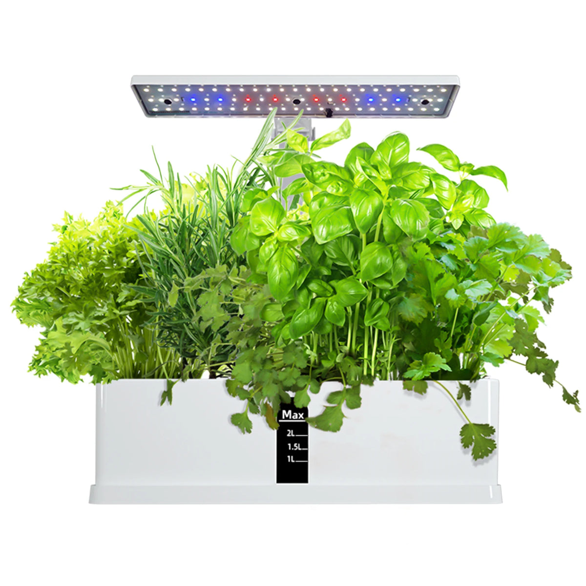 Hydroponic Growing System 9 Pod 2L Indoor Garden with 15W LED Grow Light AU Plug - White