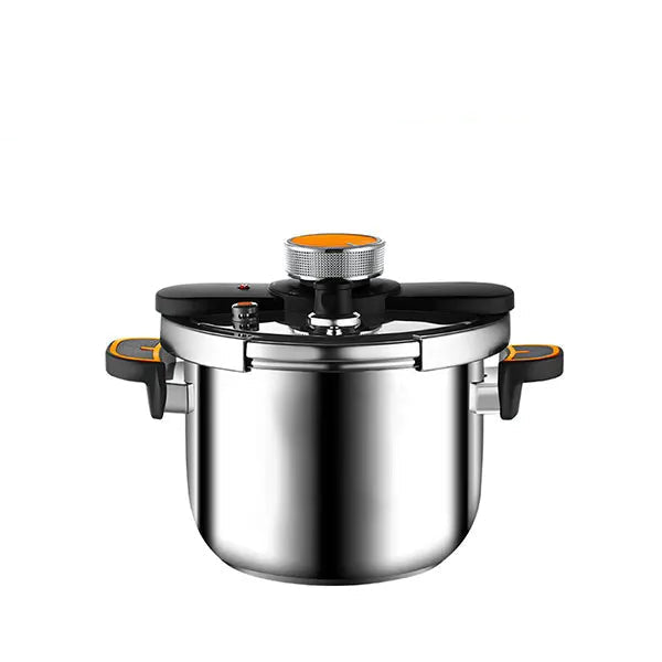 4L Stainless Steel Pressure Cooker – One-Hand Locking Multi-Cooker for Gas & Induction Stove