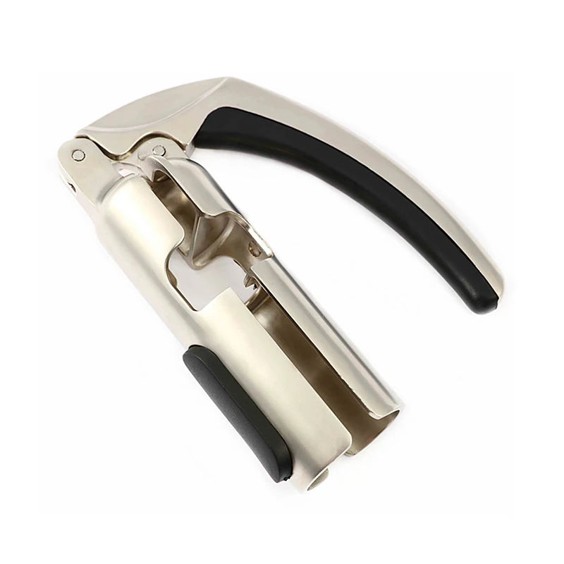 Wine Bottle Opener 140mm Lever Action Aluminium Alloy Cork Puller Ergonomic Handle Champagne Bottle Opener