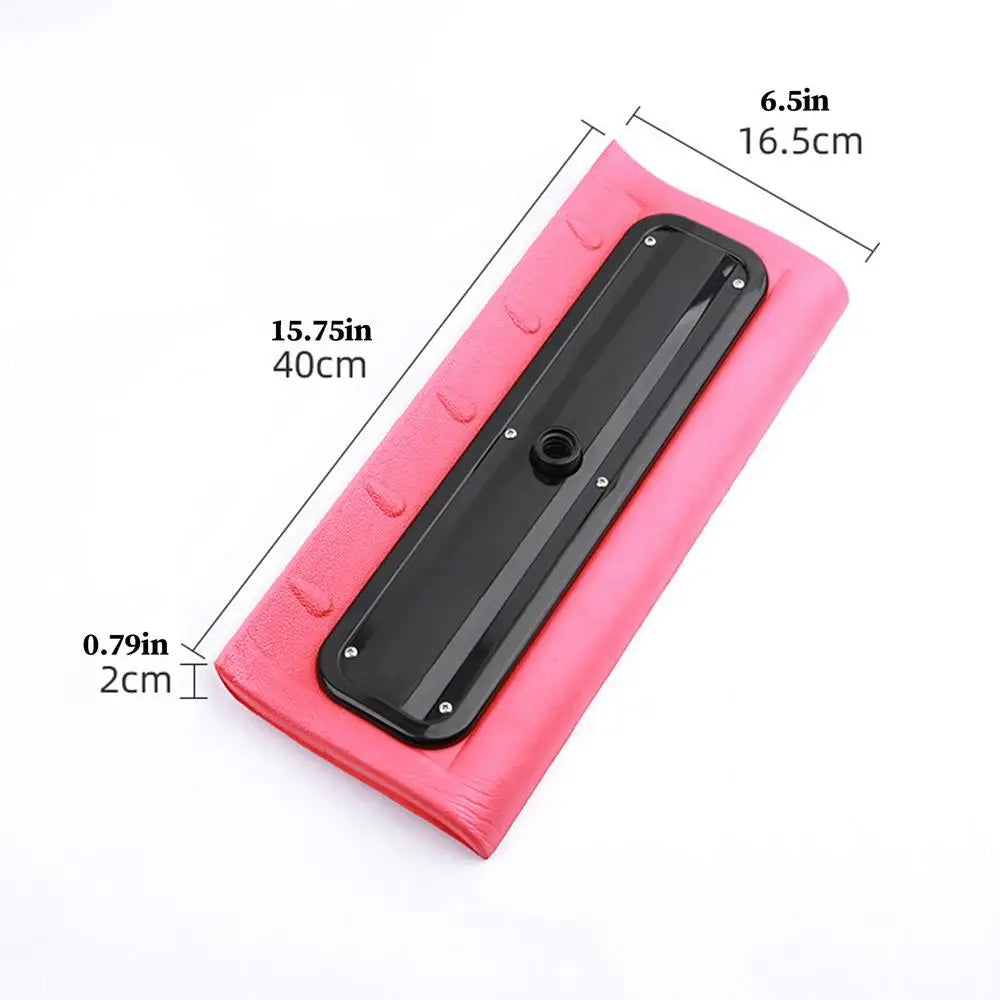 Snow Brush Foam Head Roof Rake Lightweight Snow Removal Tool for Vehicles Pink