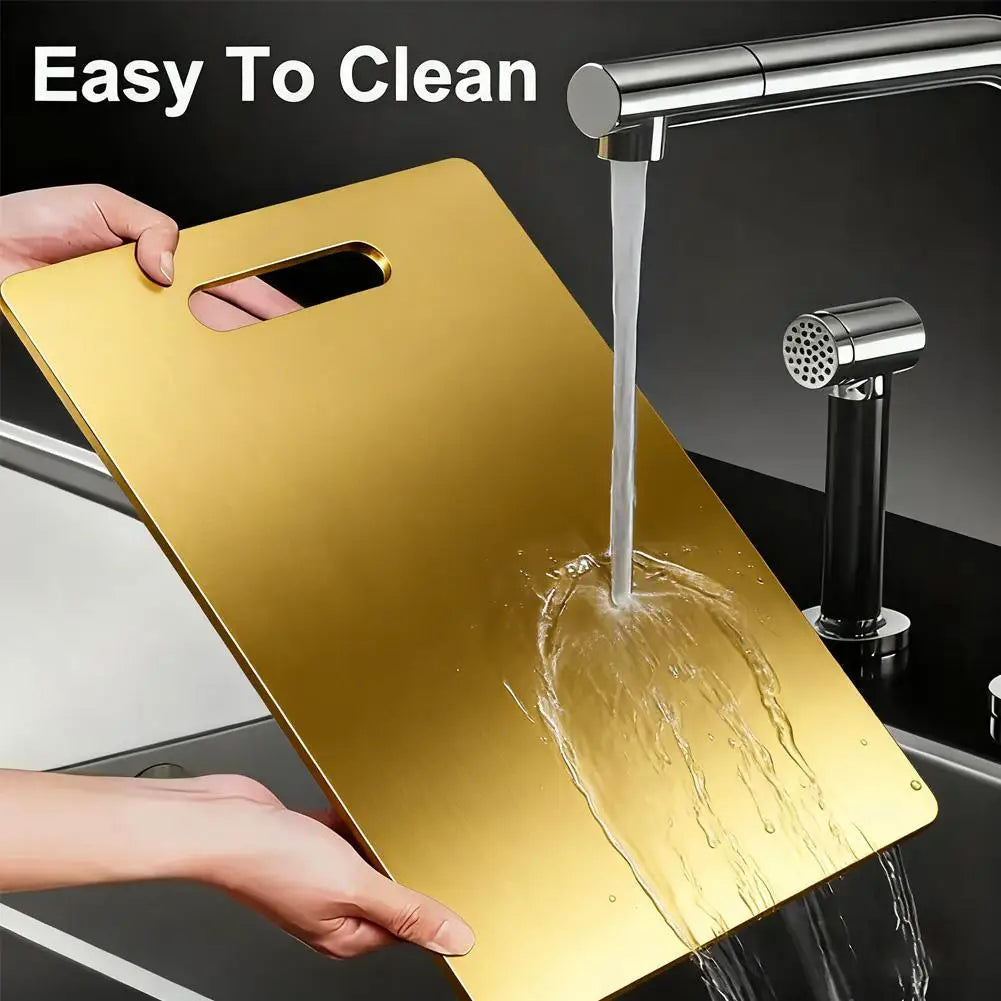 Stainless Steel Cutting Board 20 × 30cm 304 Food Grade Double-Sided Chopping Board