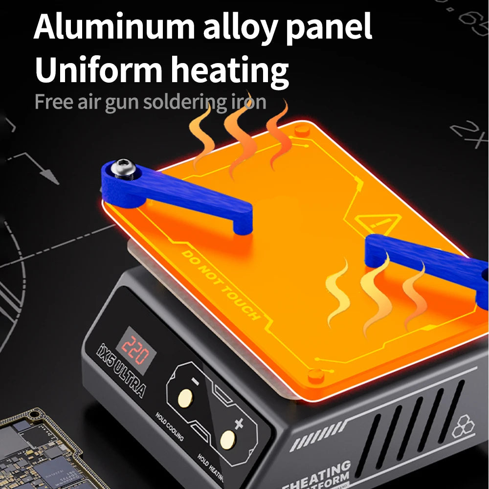 Temperature Controlled Precision Platform Tool Compact Electronic Work Surface - 220V