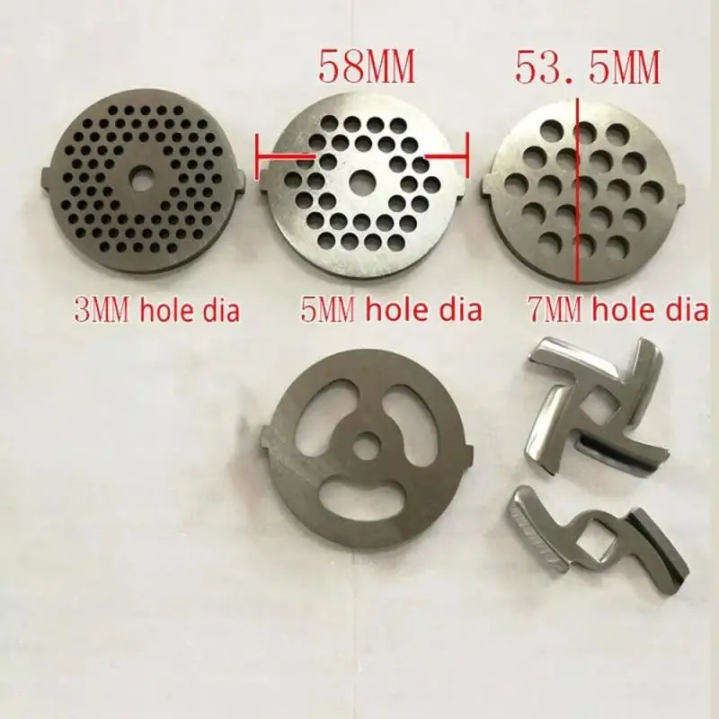 Food Mincer Attachment 13 Piece Stainless Steel Sausage Filler Kit Mixer – Red