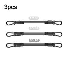 Ankle Strap Resistance Bands Set Adjustable Elastic Leg Training Workout Equipment - Black