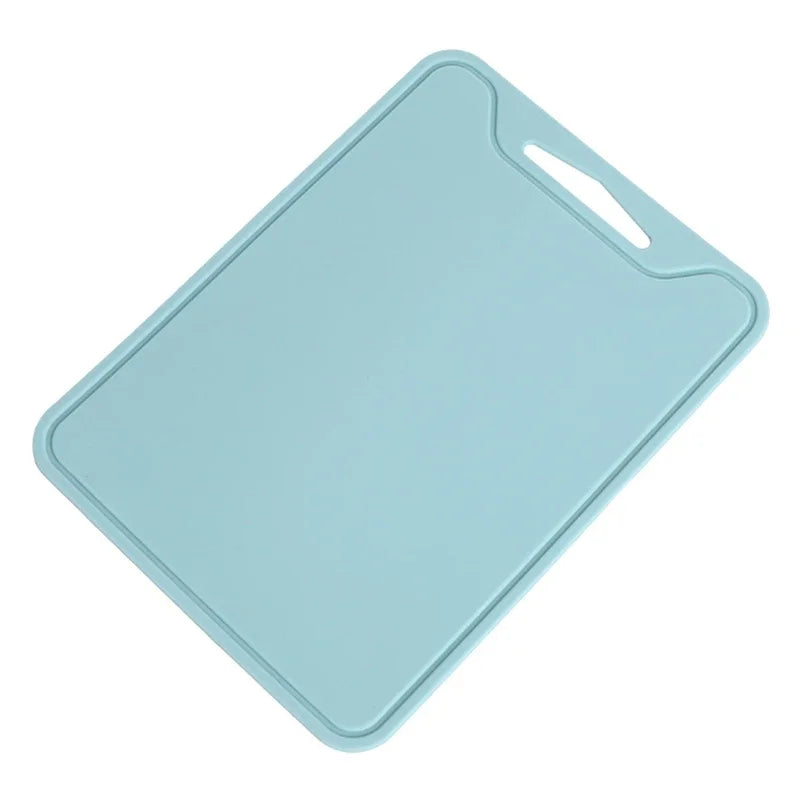 Food Grade Silicone Cutting Board Non Slip Kitchen Chopping Board for Meat Vegetables and Fruits Dishwasher Safe – Blue