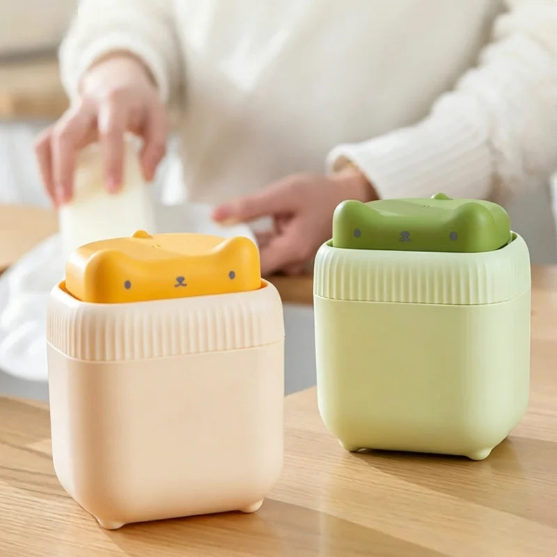 Soap Dispenser 12.5cm Cat-Shaped Press Type - Yellow