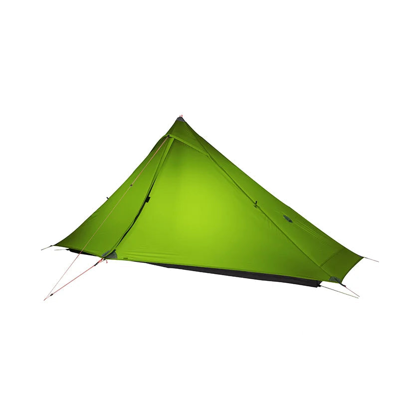 Ultralight 1 Person 4 Season Trekking Tent 270x110x125cm Silnylon - Green