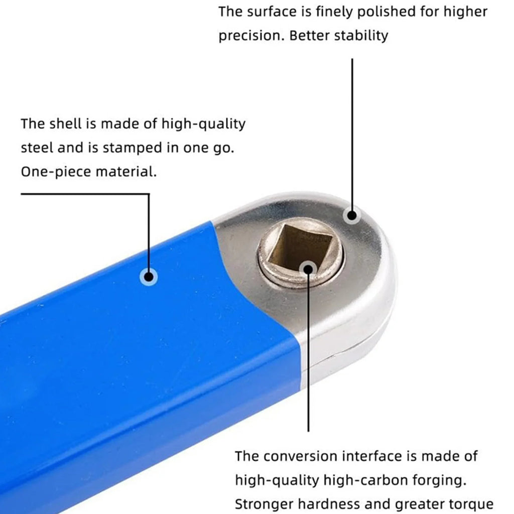 Extension Wrench Portable Heavy Duty 45cm Offset Ratchet Extension Tool 2 in 1 Multi Function Connector