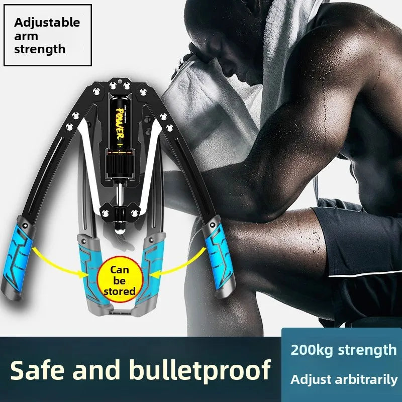 Hydraulic Arm Forcer Adjustable Training Arm Strength 200kg Grip Bar Chest Expansion Abs Home Fitness Equipment Men