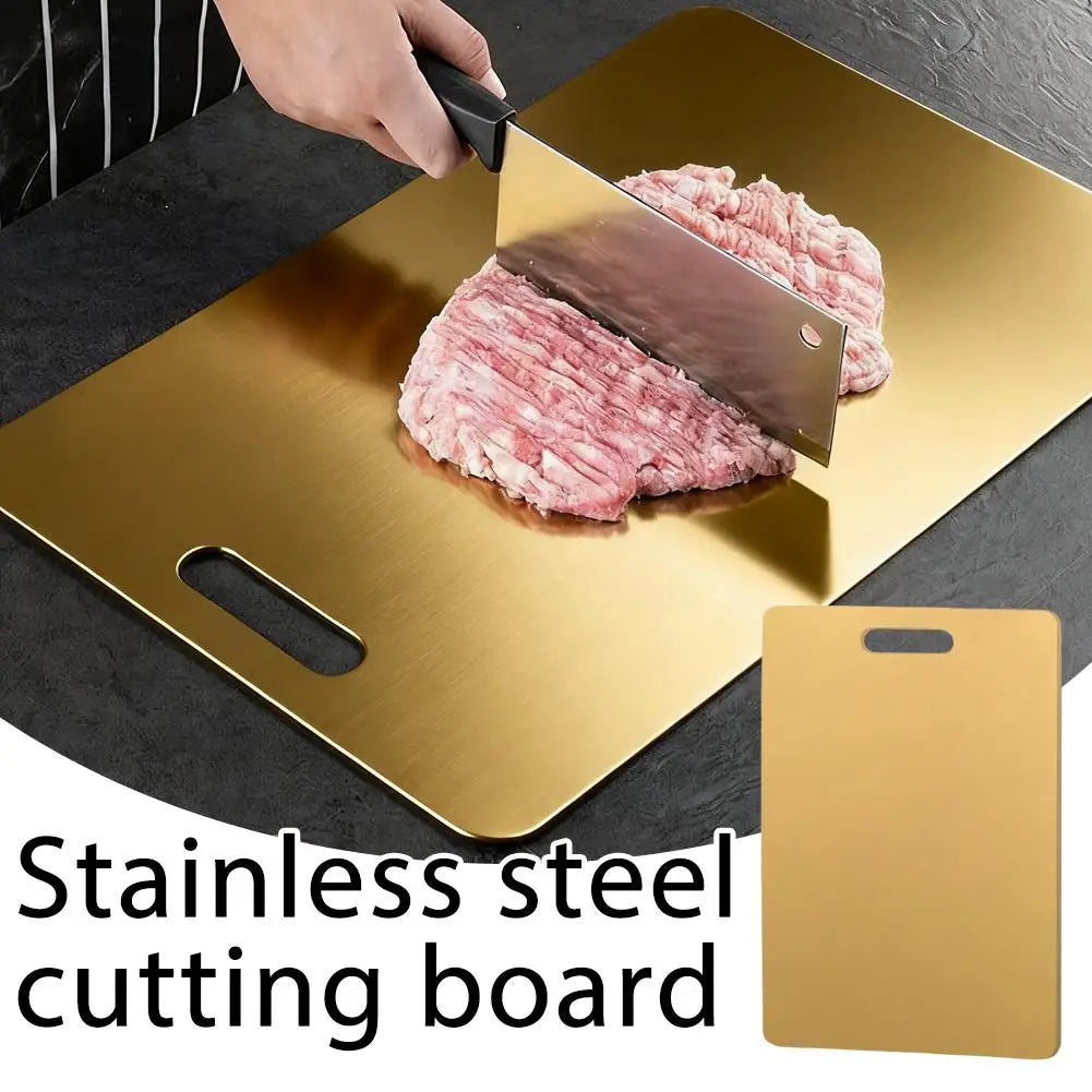 Stainless Steel Cutting Board 20 × 30cm 304 Food Grade Double-Sided Chopping Board
