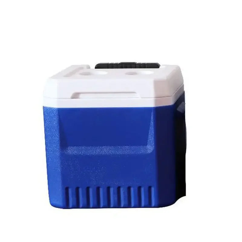 Camping Cooler Box 18L Insulated Ice Chest With Wheels and Trolley Handle – Blue