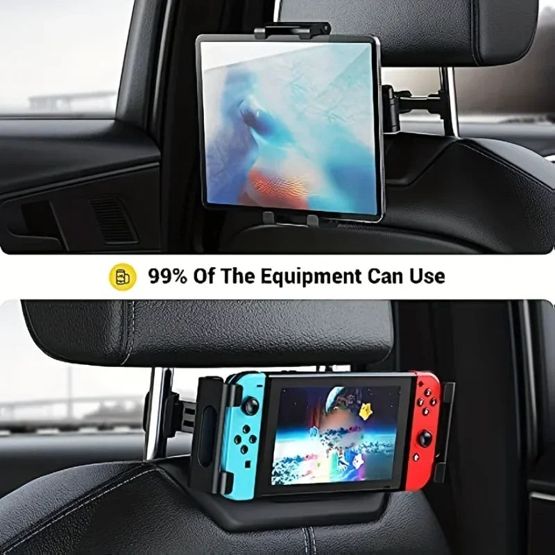 Tablet Holder Foldable Headrest Mount Rotating Extension Arm Viewing Stand Standard