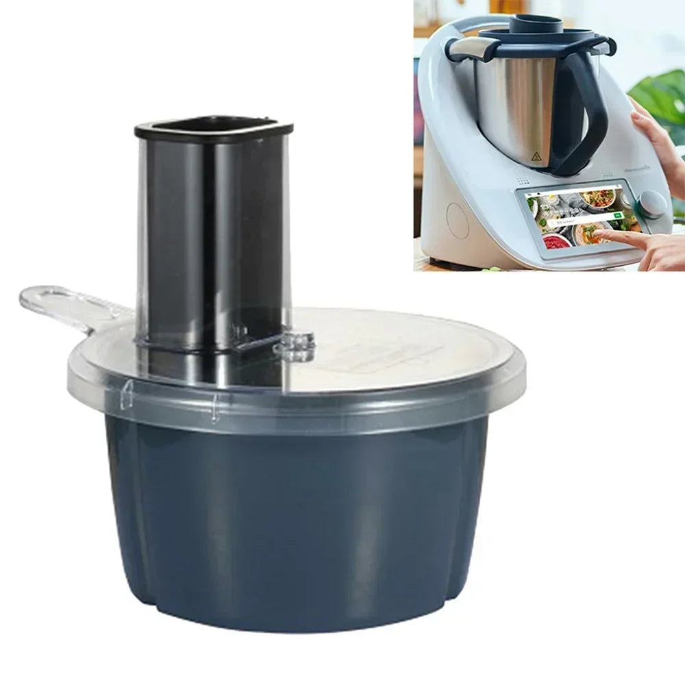 Food Processor Cutter Kit for Thermomix TM5 TM6 Slicing Shredding Chopping Accessory Set – Black