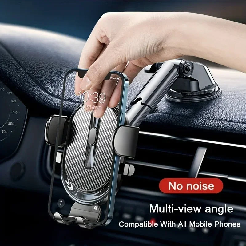 Phone Holder Adjustable Suction Cup Mount Foldable Extendable Viewing Stand Dashboard