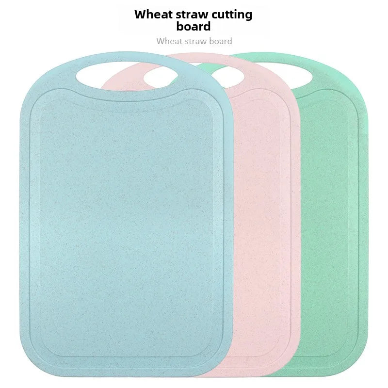 Lightweight Wheat Straw Cutting Board Portable Kitchen Chopping Board – Blue