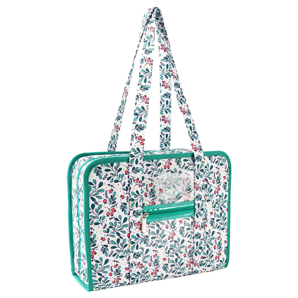 Portable Large Capacity Embroidery Organizer Bag Multi-Layer Oxford Craft Storage Case with Carry Handle