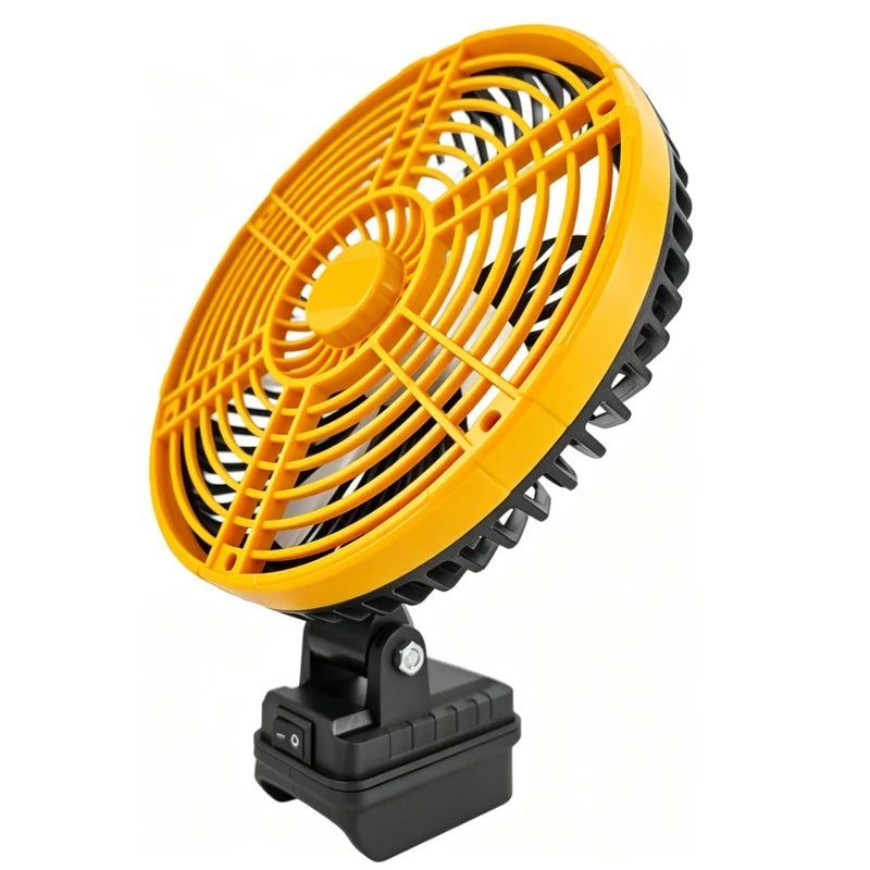 Cordless Camping Fan 8 Inch Brushless 18V with Dual USB Ports Skin Only - Yellow