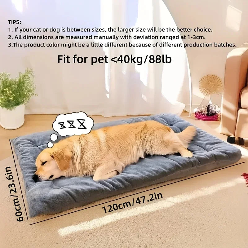 Pet Mattress Bed Portable Washable Thick Cushion Pet Mat