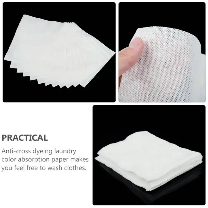 Laundry Colour Catcher Sheets  Dye Absorption Paper for Mixed Wash Loads - 200 Pack