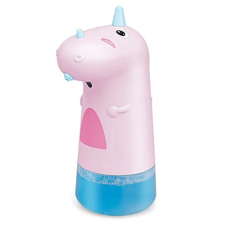 Unicorn Automatic Foaming Soap Dispenser 250ml USB Rechargeable Touchless Hand Soap Dispenser for Bathroom and Kitchen – Pink