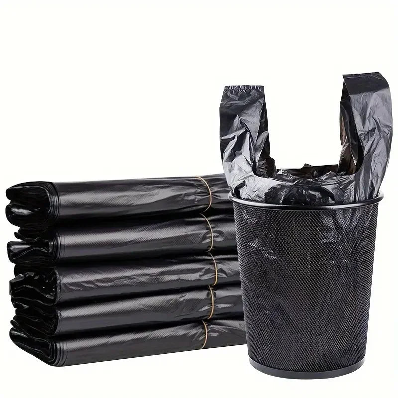 Garbage Bags Heavy Duty Vest Style Disposable Bags for Kitchen and Household Use 300 Pack