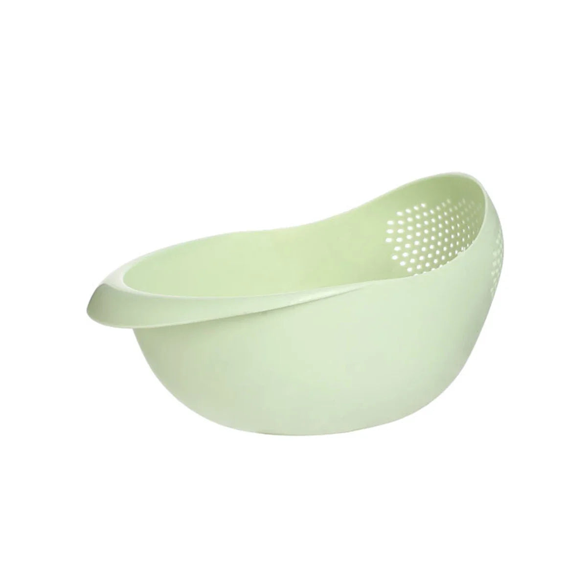 Multi-Purpose Rice Drainage Basket Fruit & Vegetable Colander – Green