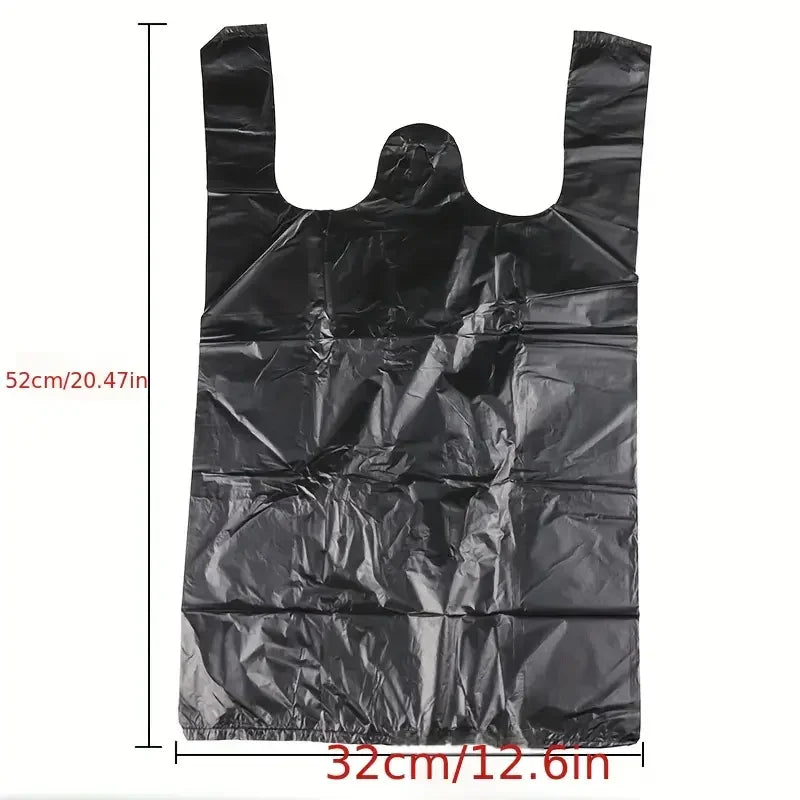 Garbage Bags Heavy Duty Vest Style Disposable Bags for Kitchen and Household Use 300 Pack