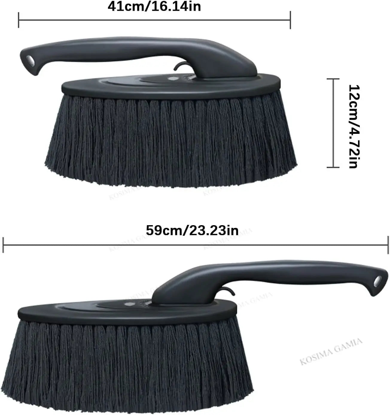 Car Duster 59cm Retractable 360° Rotating Microfiber Cleaning Mop Exterior Detailing Brush