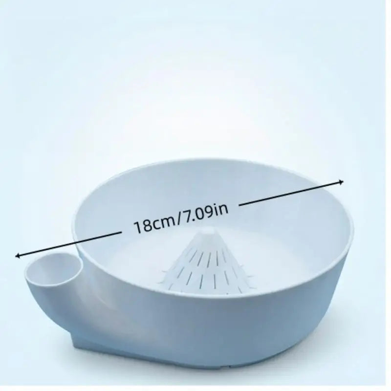 Draining Colander 18 cm Fruit and Vegetable Washing Basket Sink Strainer - White