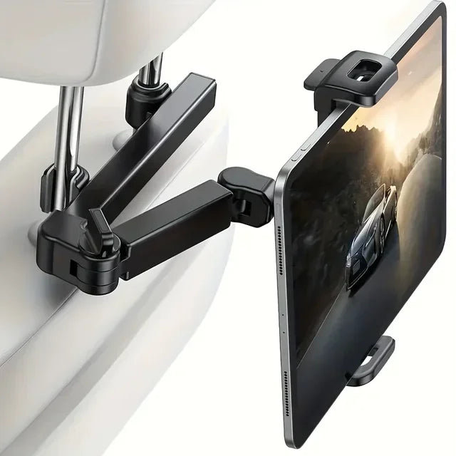 Tablet Holder Rotating Extension Arm Foldable Headrest Viewing Stand