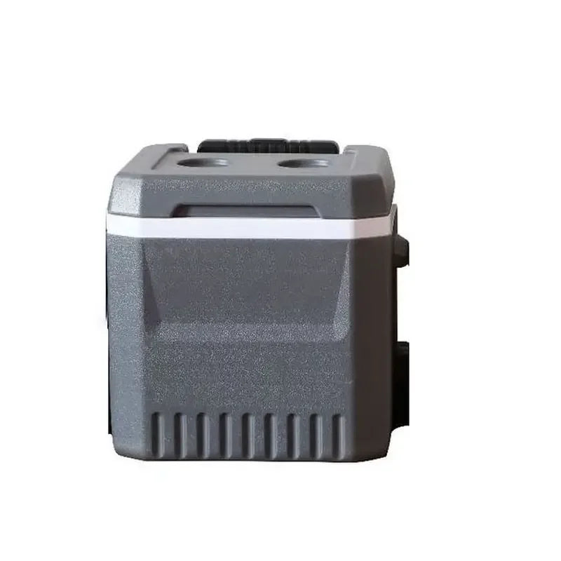 Camping Cooler Box 18L Insulated Ice Chest With Wheels and Trolley Handle – Grey