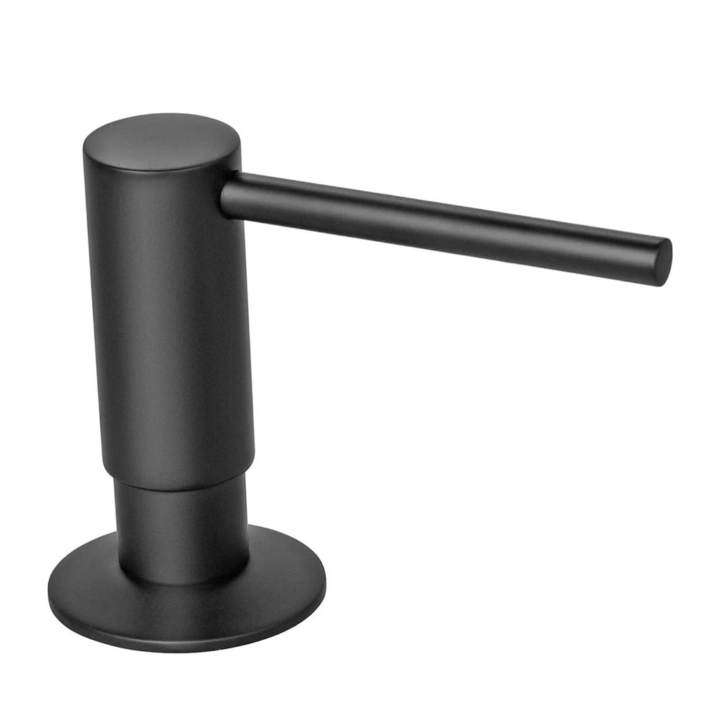 Black Built-In Kitchen Sink Soap Dispenser with 500ml Bottle Brass Pump Liquid Soap Dispenser Kit