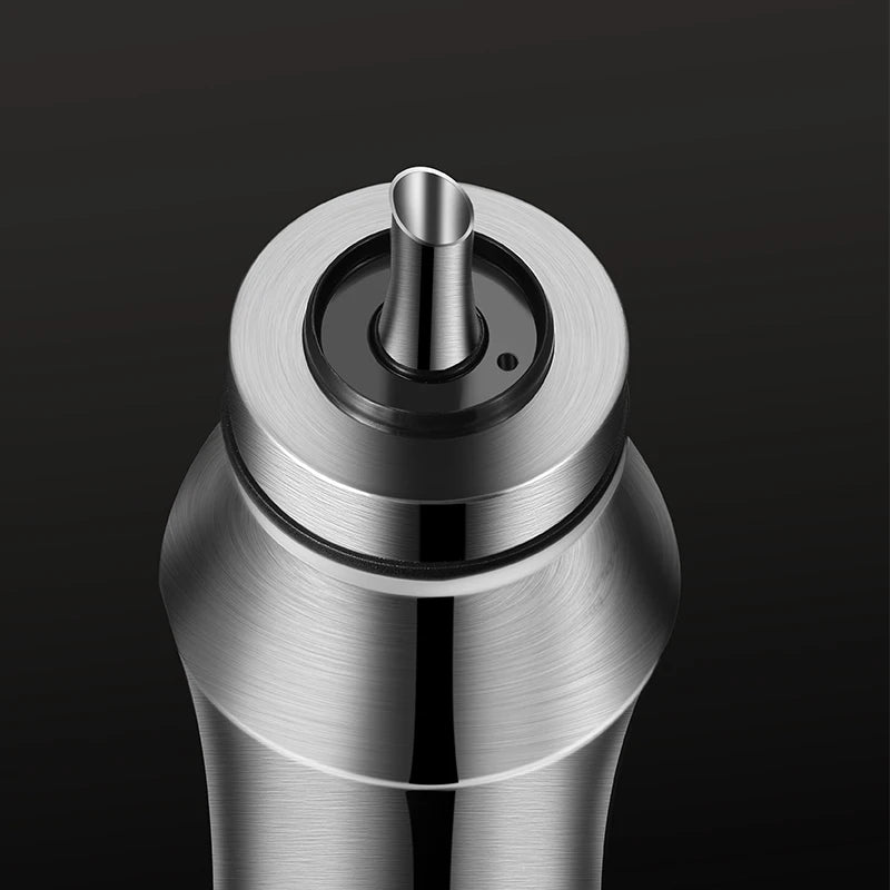 Oil Dispenser Bottle 750mL Stainless Steel Leak Resistant Precision Pour Kitchen Seasoning Container