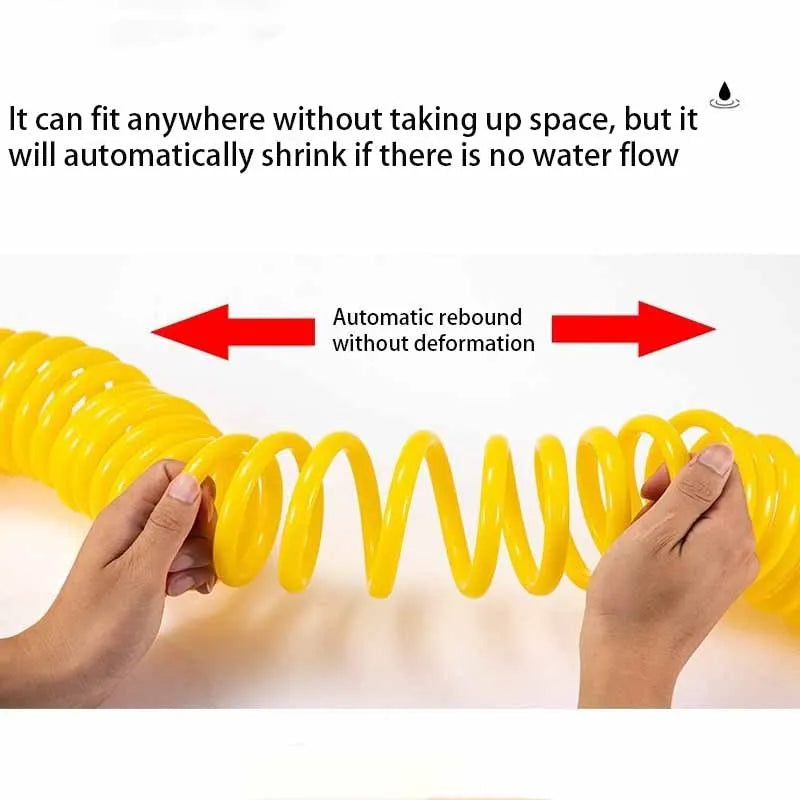 Expandable Garden Hose 15m Flexible Water Hose with Metal Adjustable High Pressure Spray Gun