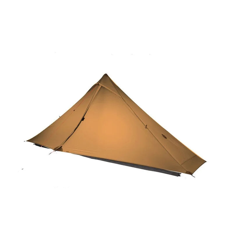 Ultralight 1 Person 4 Season Trekking Tent 270x110x125cm Silnylon - Khaki