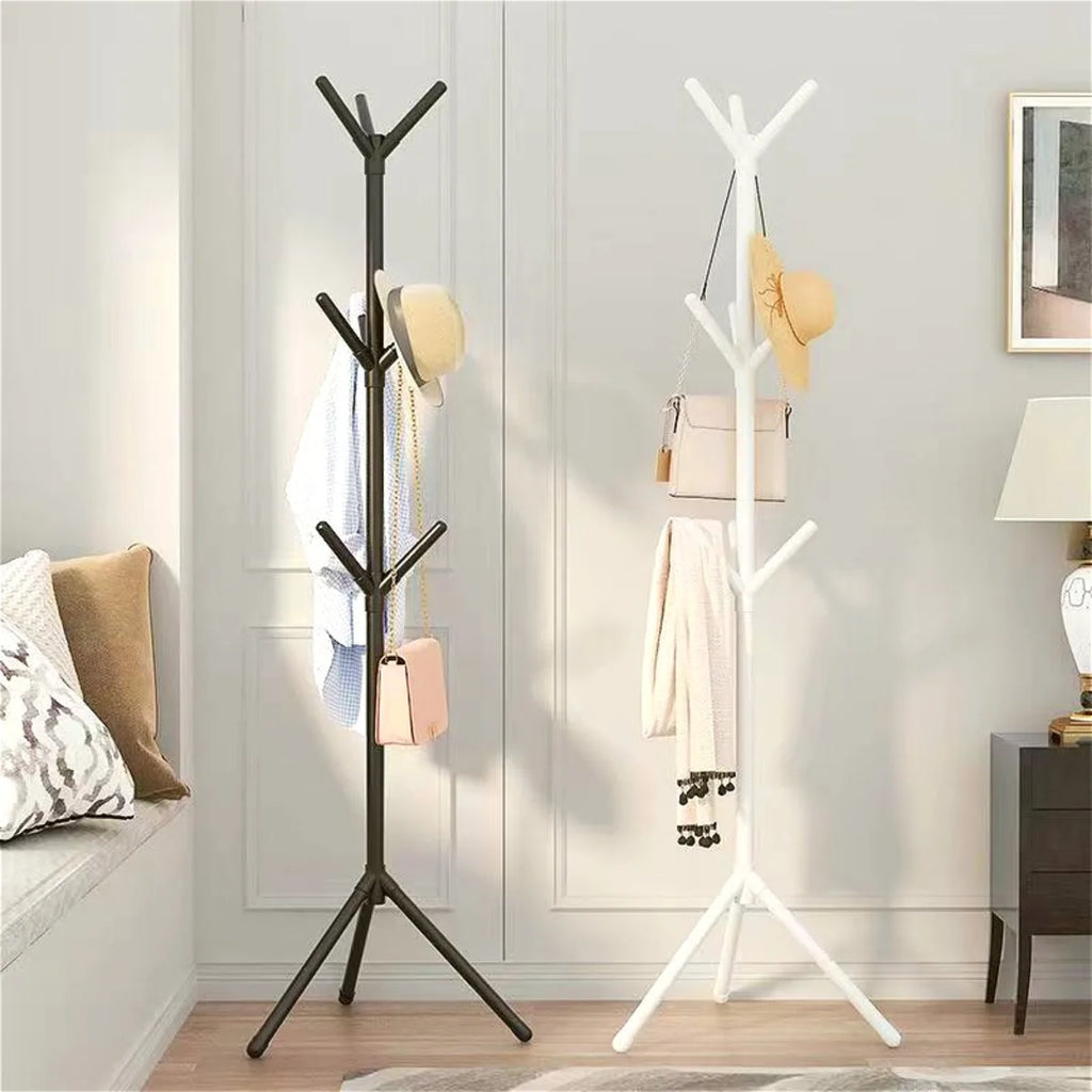 Coat Rack Stand 170 cm Floor Standing Tree Branch Hat and Clothes Hanger - White