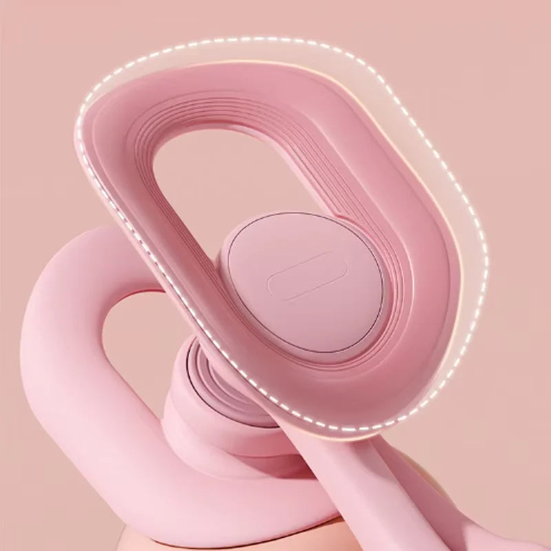 Pelvic Floor Trainer Non Slip Thigh Exerciser Portable Leg and Core Strength Training Tool - No Counting