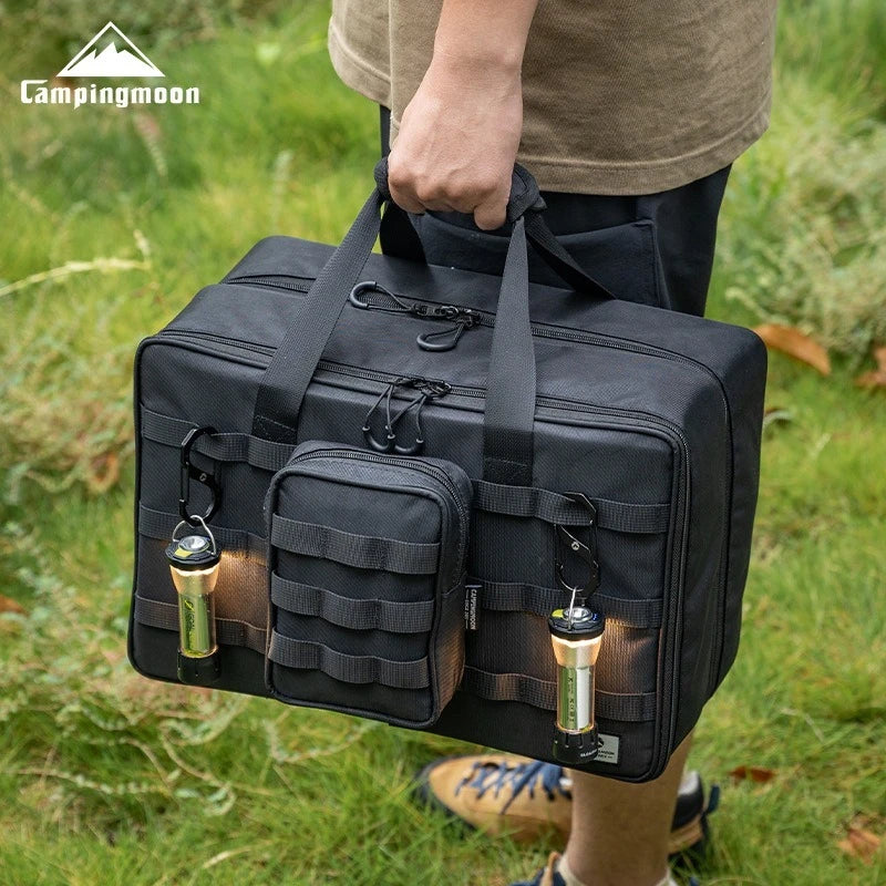 Large Capacity Camping Storage Bag 39.5x16.5x28.5cm Outdoor Tactical Organizer