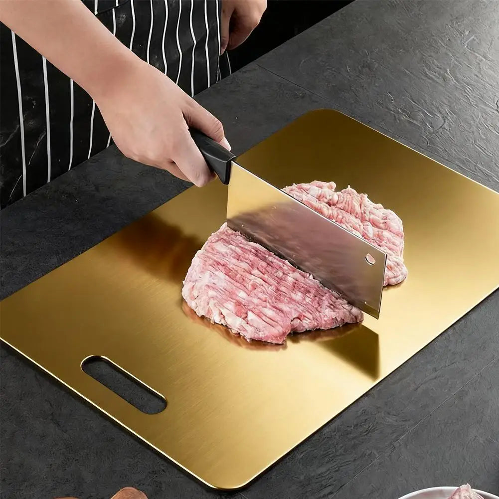 Stainless Steel Cutting Board 20 × 30cm 304 Food Grade Double-Sided Chopping Board