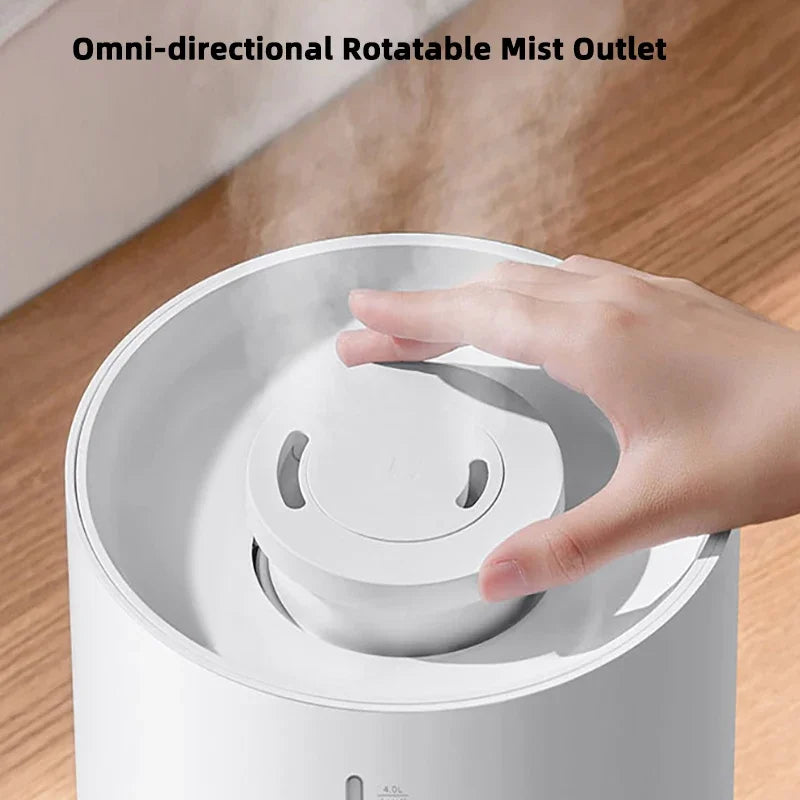 Humidifier Portable 4L Large Capacity Mist Diffuser 300mL/h Low Noise Desktop Air Moisture Control