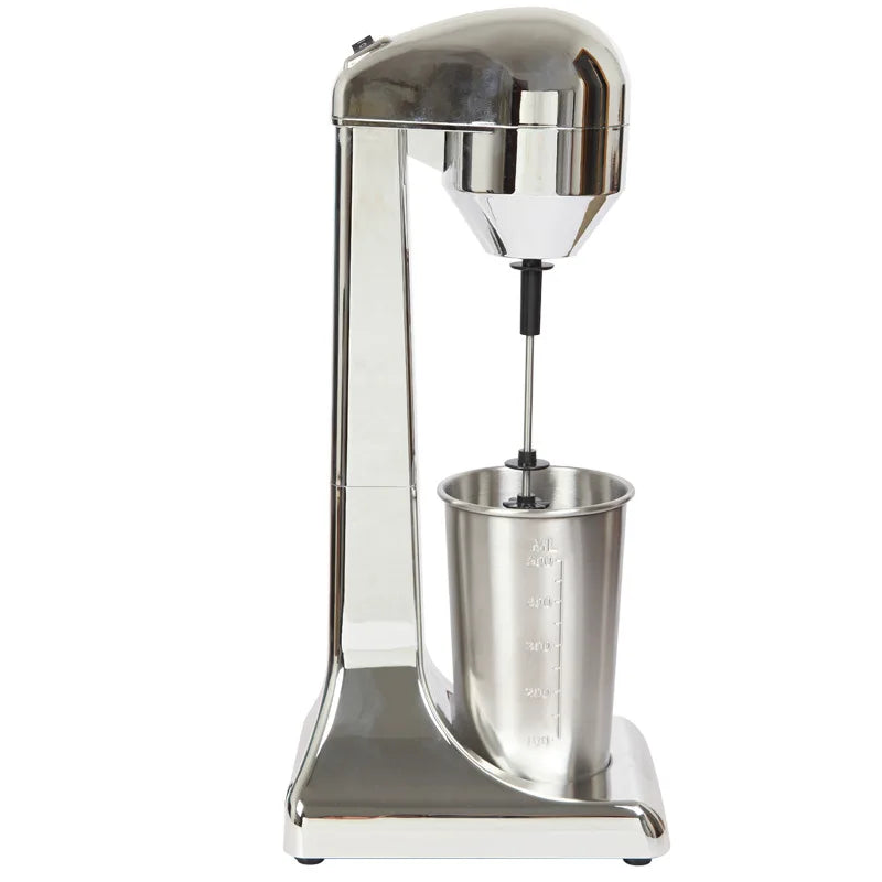 Electric Milk Frother 1400RPM Standing Hot and Cold Coffee Foamer 220–240V – Silver