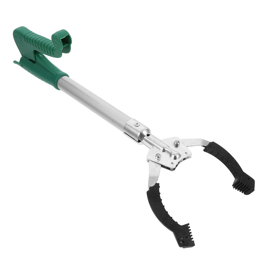 Trash Grabber Reacher Tool 40cm Ergonomic Pickup Stick Lightweight Cleaning Tool White