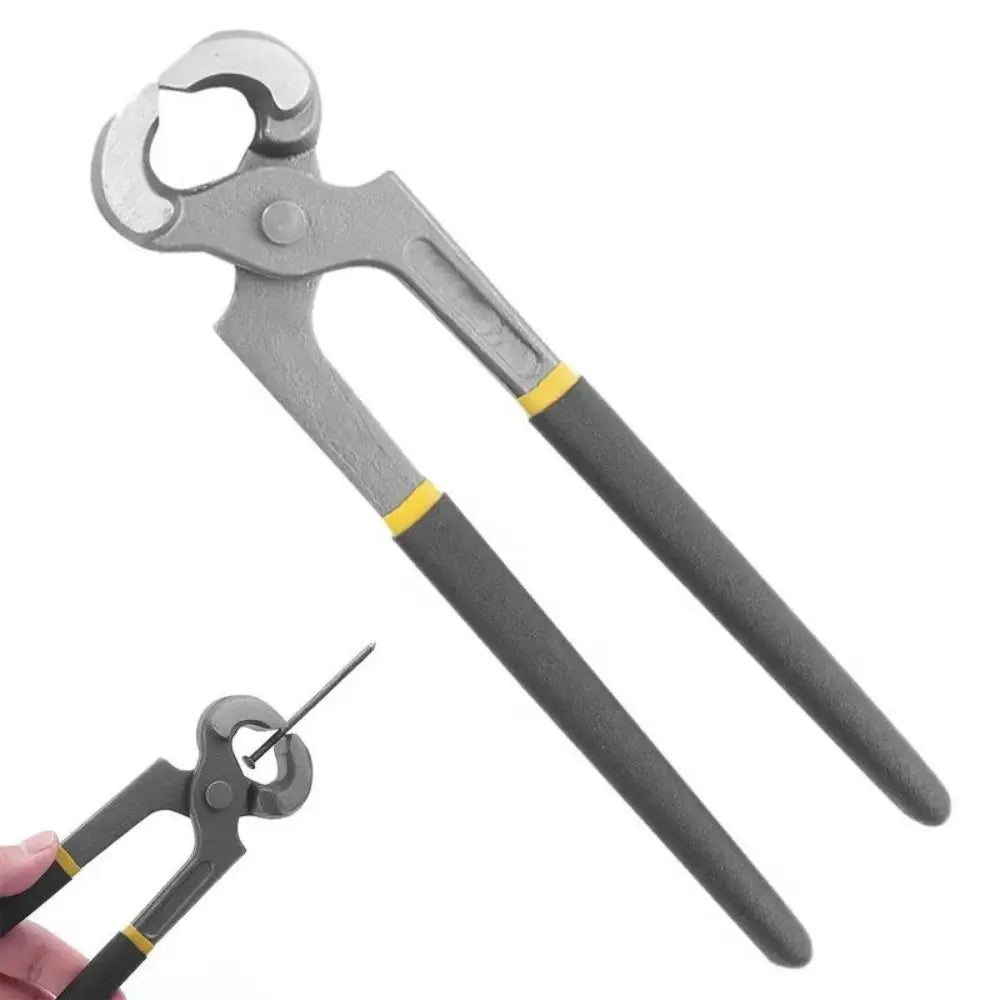 10 Inch Flat Nose End Cutting Pliers High Carbon Steel Non-Slip Grip Repair and Cutting Tool