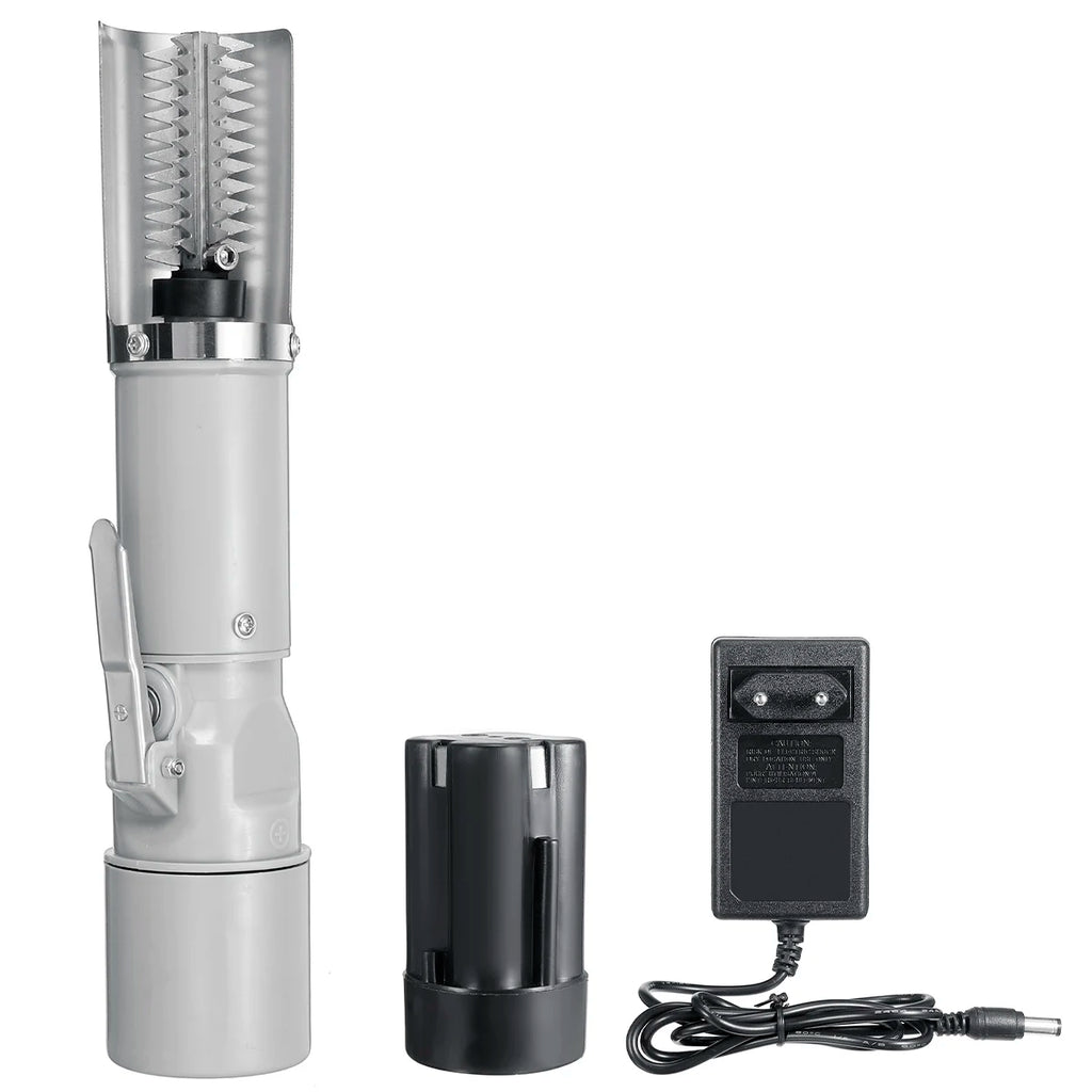 120W Rechargeable Electric Fish Scaler 8800mAh Portable Seafood Cleaner - Gray
